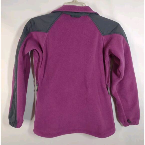 Columbia Vertex Core Interchange Fleece Womens Zip Jacket Purple Gray Sz S - Picture 2 of 10